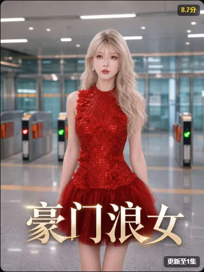 豪门浪女 短剧封面